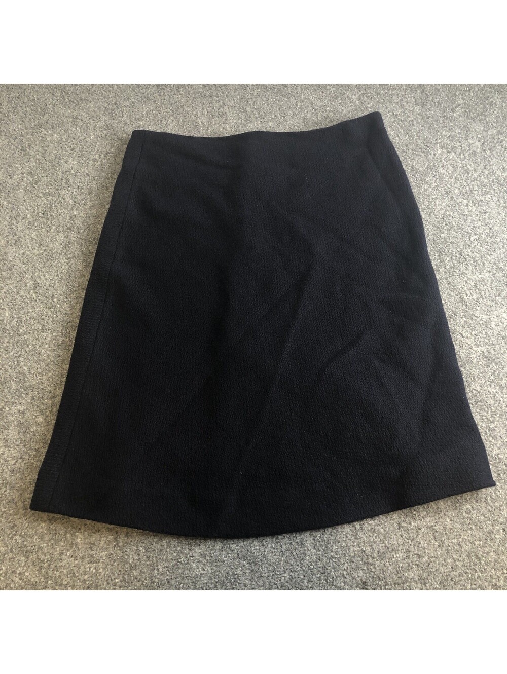 Vintage Lauren Ralph Lauren Skirt Womens 33x24 Navy Wool Lined A Line Midi 90s